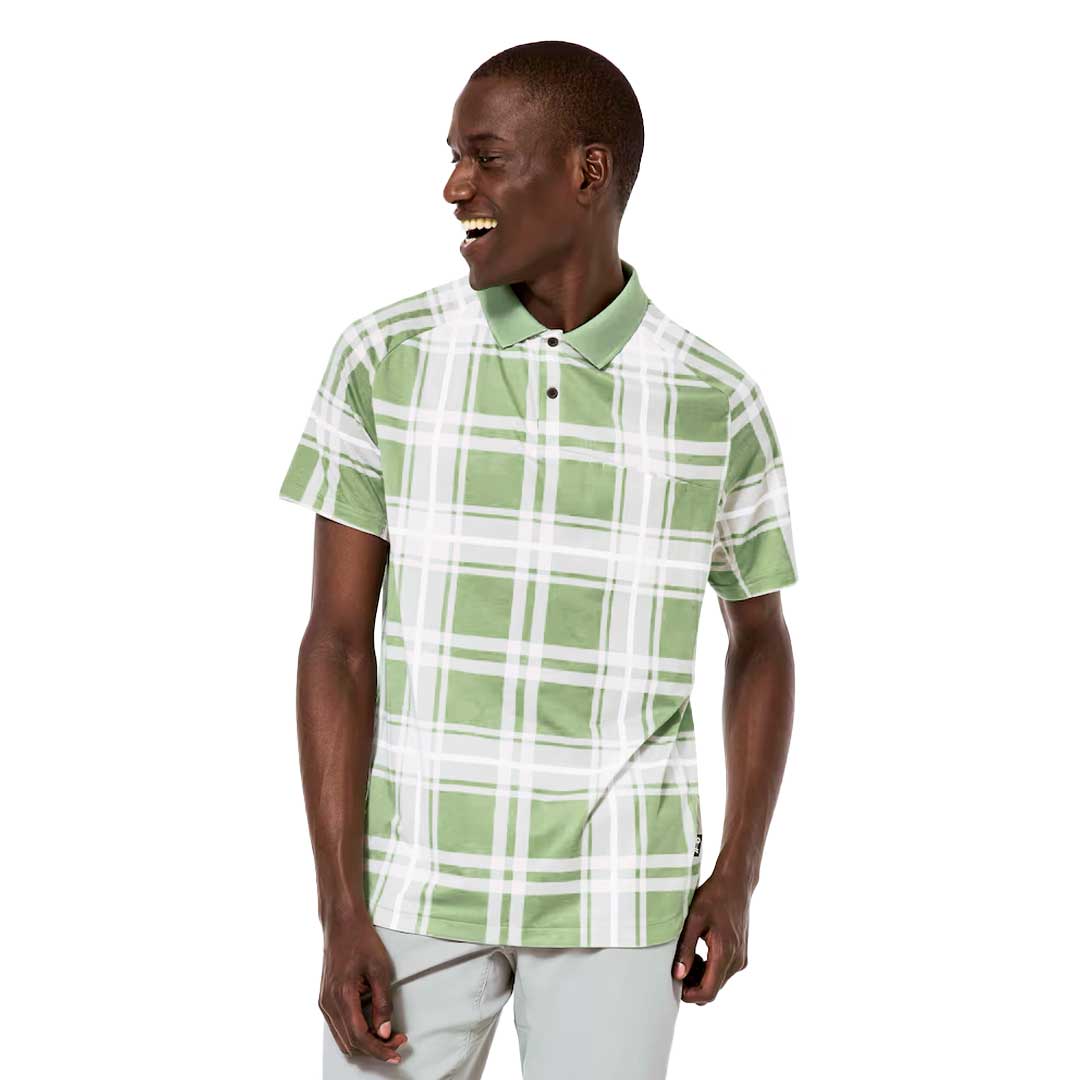 Oakley Men s Sand Stripe Pocket Polo FOA404874 9VP SVP Sports
