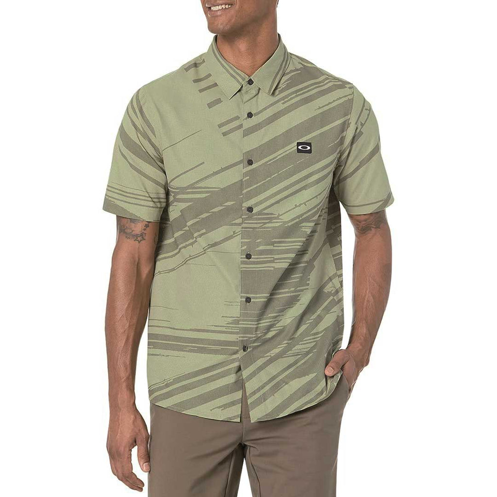 Oakley - Chemise tissée à manches courtes Tempo pour homme (FOA404022 7AW)