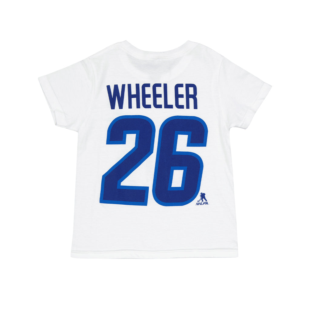 NHL - Kids' (Toddler) Winnipeg Jets Blake Wheeler Captain Short Sleeve T-Shirt (HK5T1HC00H01 WNPBW-WHT)