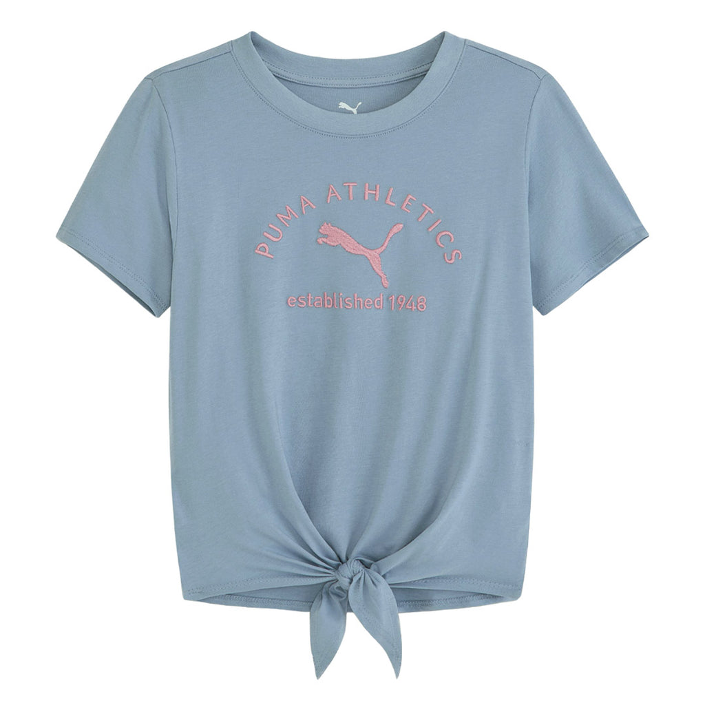 トップス Junior Scout Tee Puma - Girls' (Junior) Class Pack Tie Hem Short Sleeve T-Shirt