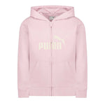 Puma - Girls' (Junior) Core Logo Fleece Full Zip Hoodie (PFA24V8Z-11593 683)