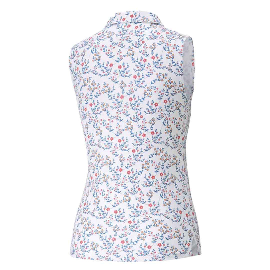 Puma - Polo Mattr Micro Floral SL pour fille (539786 01)