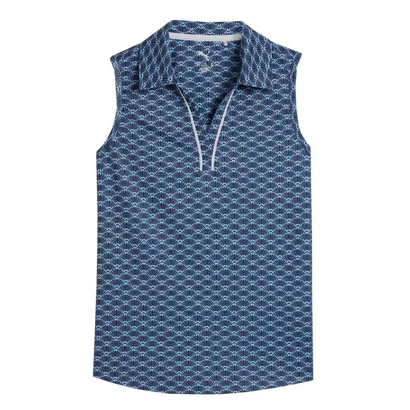 Puma - Girls' (Junior) Scallop Sleeveless Polo (631093 02)