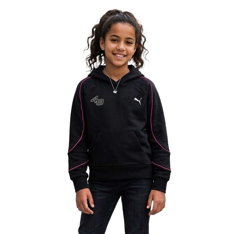 Puma - Girls' (Junior) Sport Pack Cotton Fleece Hoodie (PFA25V8P-18918 001)