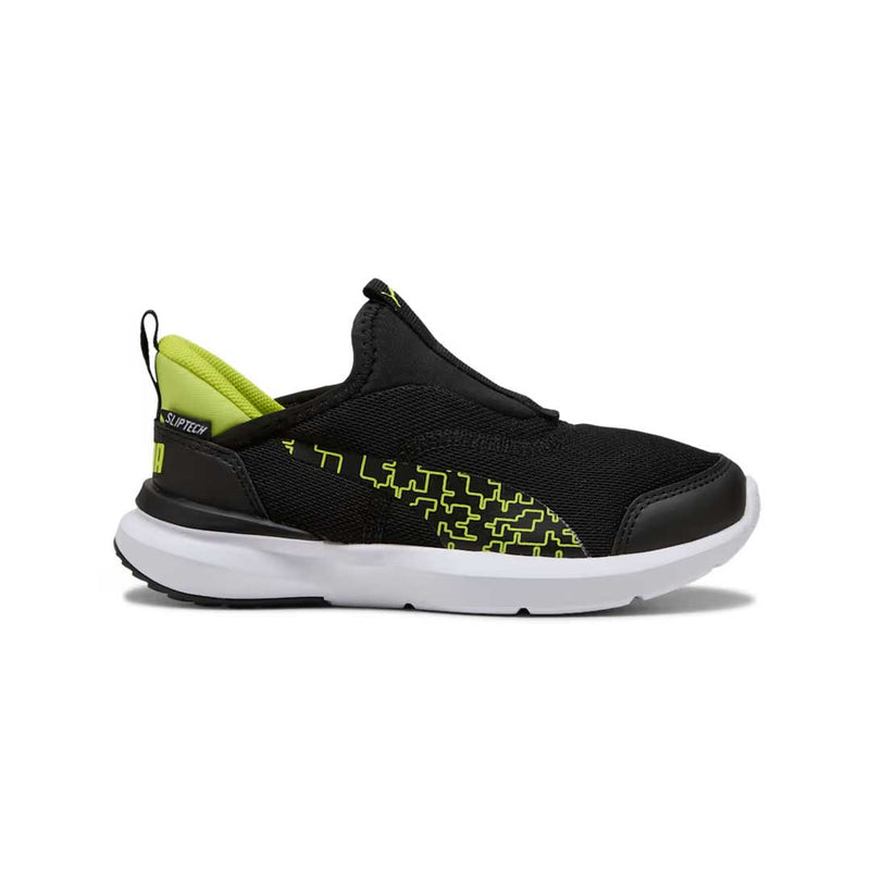 Puma - Kids' (Preschool & Junior) Kruz Profoam Sliptech Cyber Shoes (403218 01)