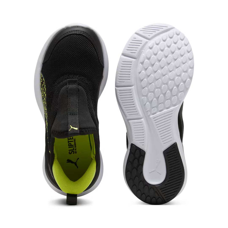 Puma - Kids' (Preschool & Junior) Kruz Profoam Sliptech Cyber Shoes (403218 01)