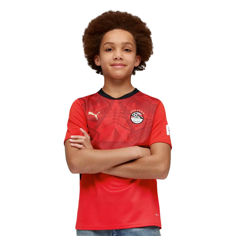 Puma - Kids' (Youth) Egypt 2026 Replica Home Jersey (783554 01)