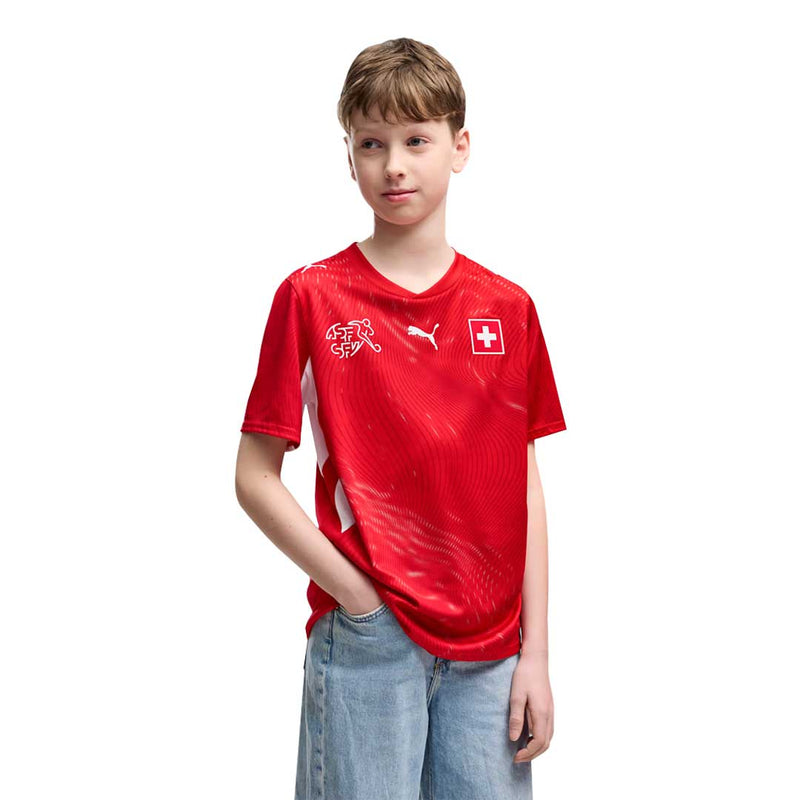 Puma - Kids' (Youth) Switzerland 2026 Replica Home Jersey (783220 01)