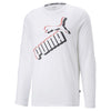 Puma - T-shirt essentiel à manches longues avec grand logo pour hommes (849861 02)