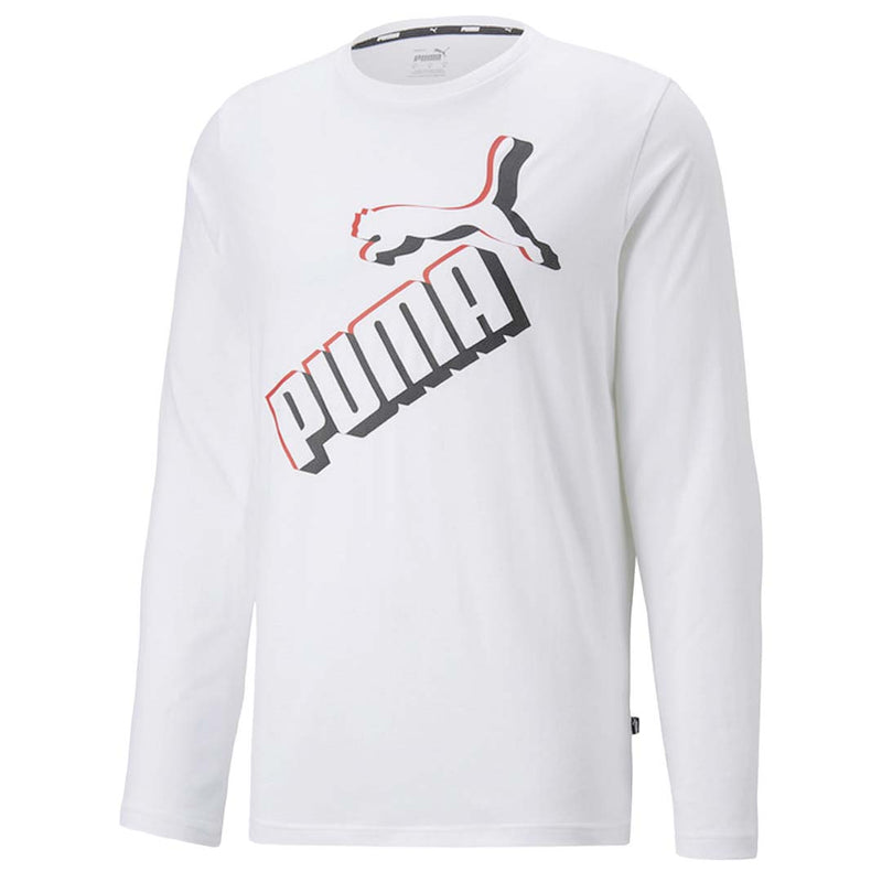 Puma - Men's Essential Big Logo Long Sleeve T-Shirt (849861 02)