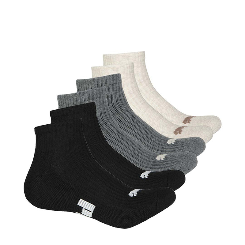 Puma - Men's 6 Pack 1/4 Crew Socks (P602028 041)