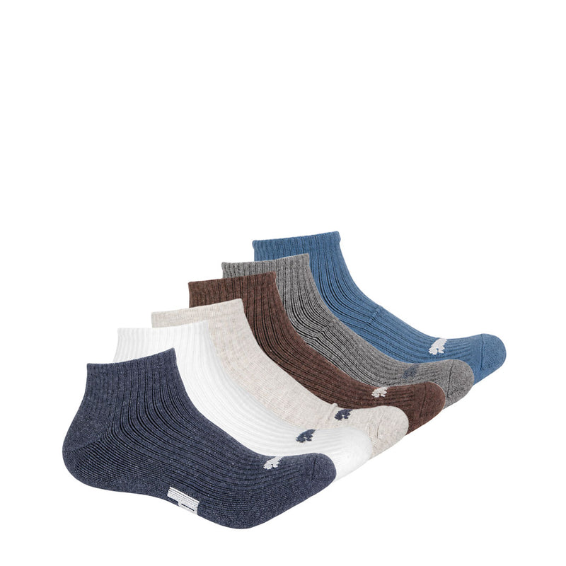 Puma - Men's 6 Pack 1/4 Crew Socks (P602028 233)