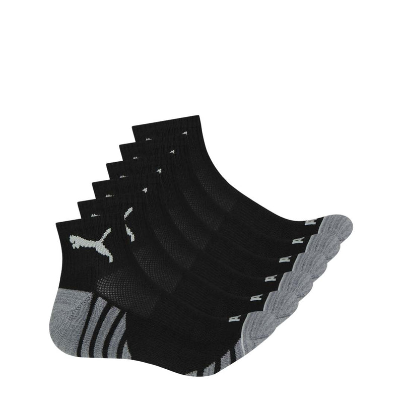 Puma - Men's 6 Pack 1/4 Crew Socks (P602201 009)