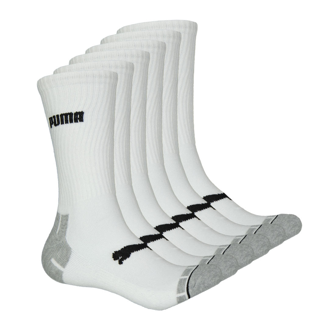 Puma - Men's 6 Pack Crew Socks (P116382 107) SVP Sports Puma - Men's 6 Pack Crew Socks (P116382 107) SVP Sports