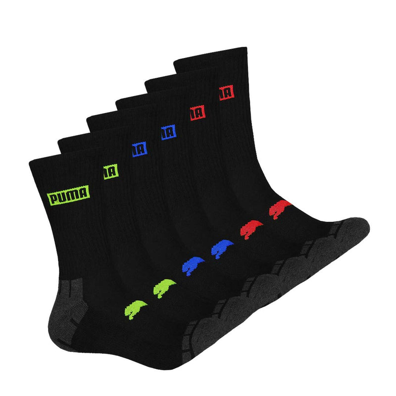 Puma - Men's 6 Pack Crew Socks (P601460 018)