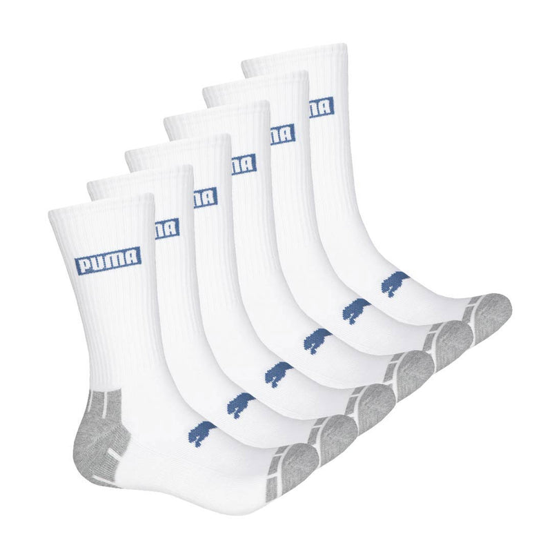 Puma - Men's 6 Pack Crew Socks (P601460 101)
