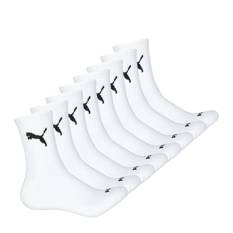 Puma - Men's 8 Pack High 1/4 Crew Socks (P601207 107)