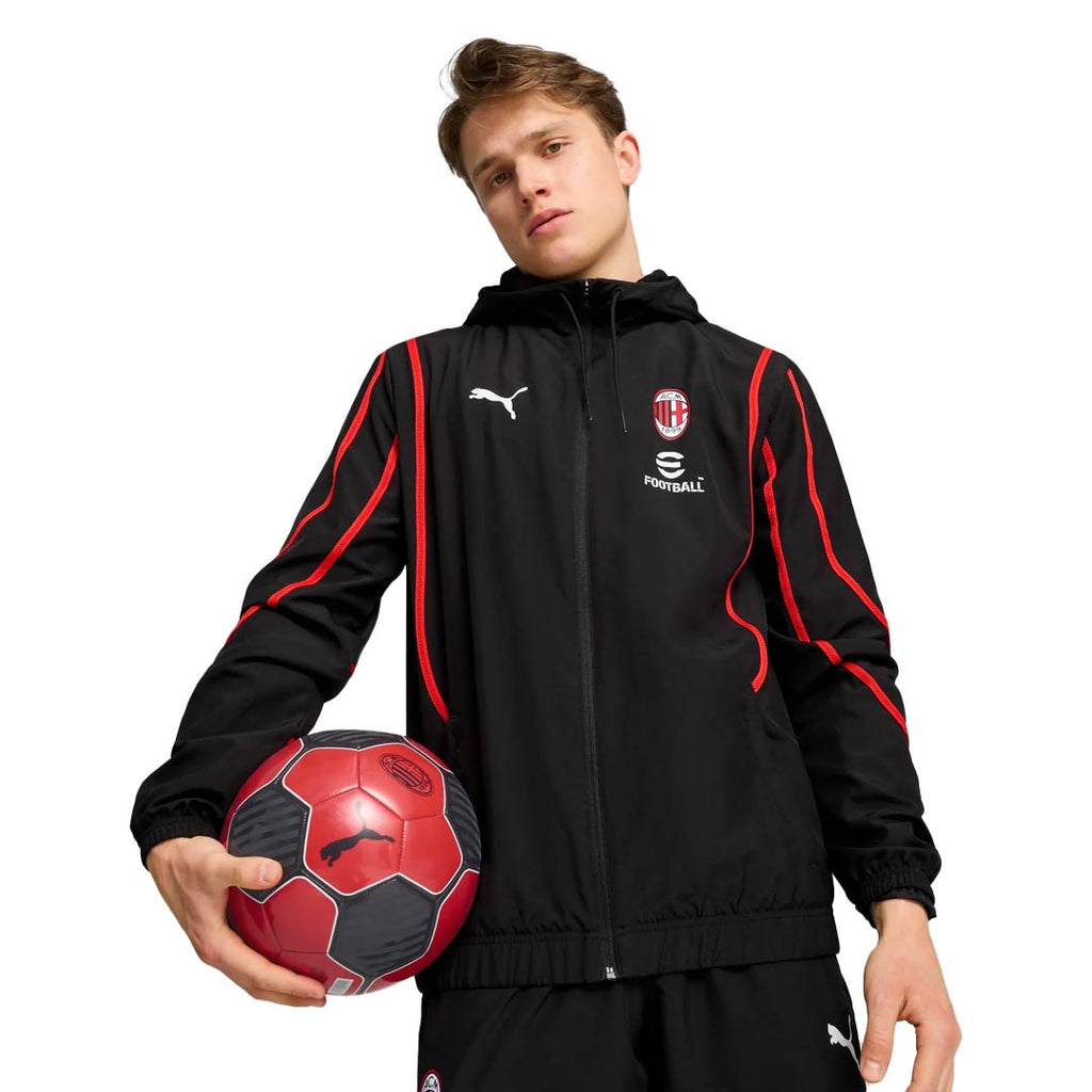 Puma - Men's AC Milan Pre-Match Woven Jacket (777716 04)