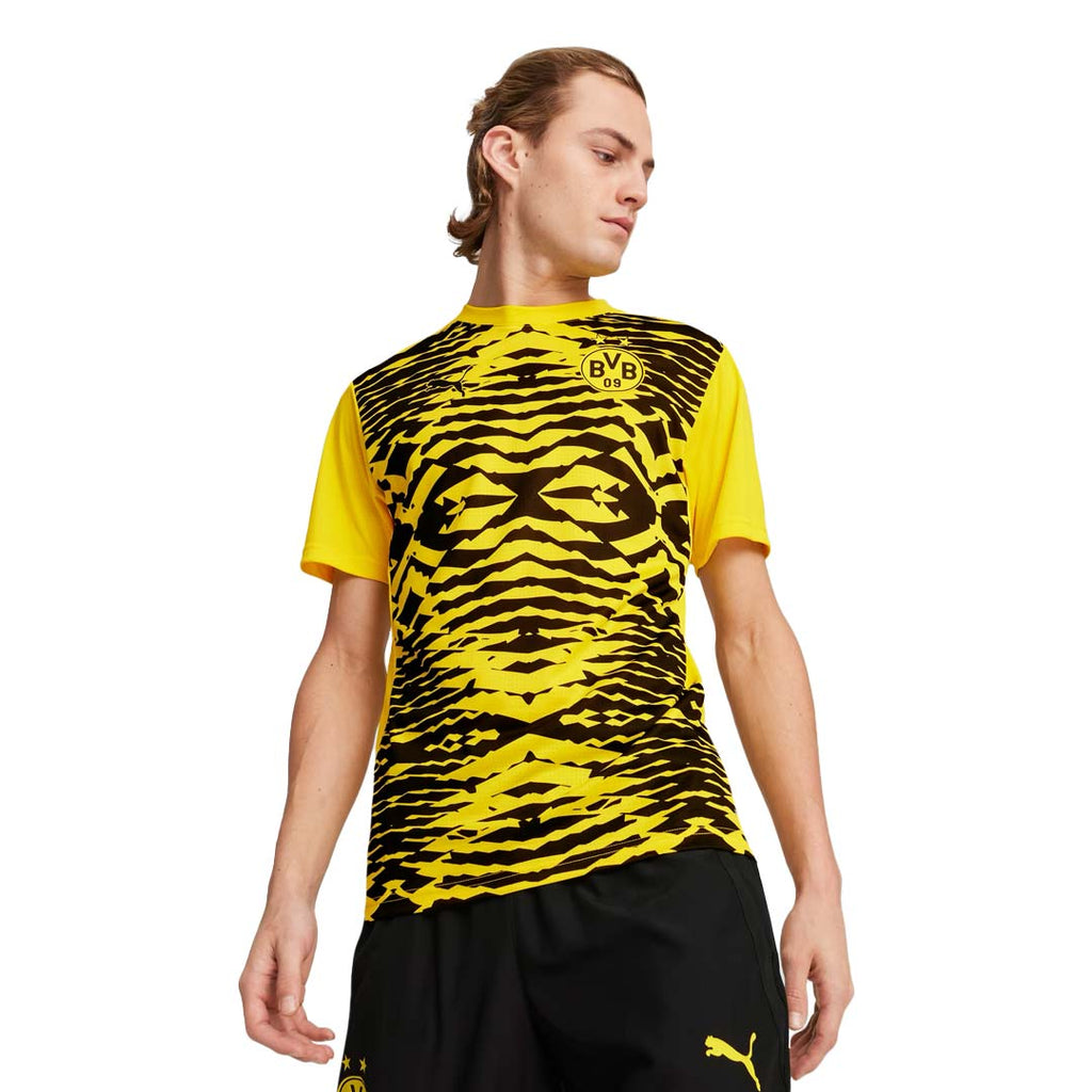 Puma - Men's Borussia Dortmund Pre-Match Short Sleeve Jersey (777599 01)
