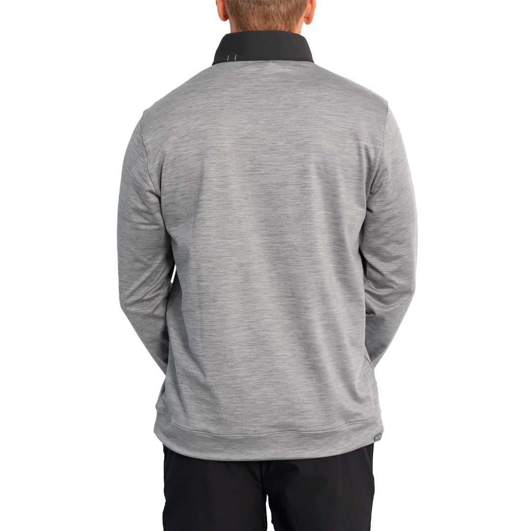 Puma - Men's Cloudspun Colorblock 1/4 Zip Sweater (537463 01