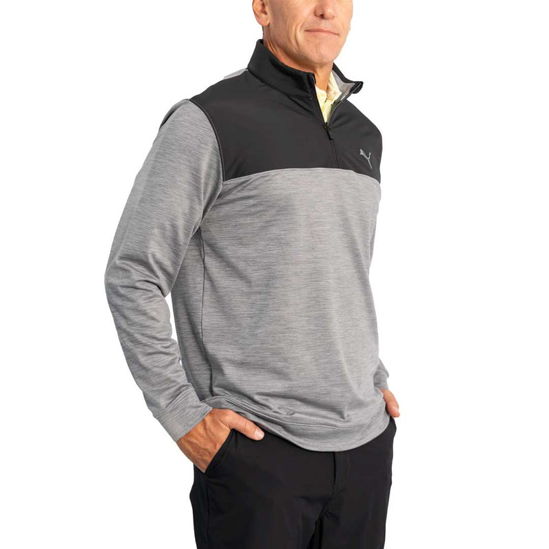 Puma - Pull Cloudspun Colorblock 1/4 Zip Homme (537463 01)