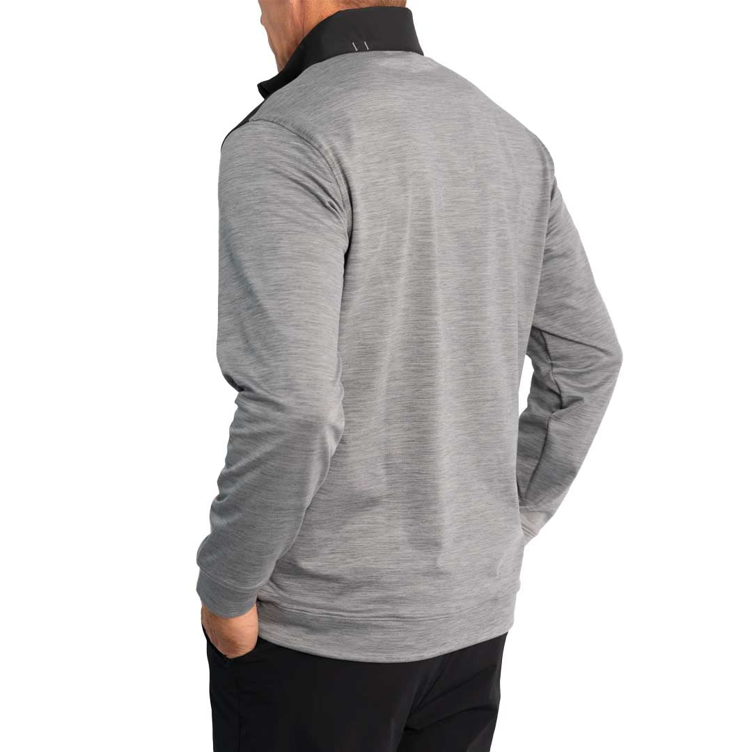 Puma - Men's Cloudspun Colorblock 1/4 Zip Sweater (537463 01