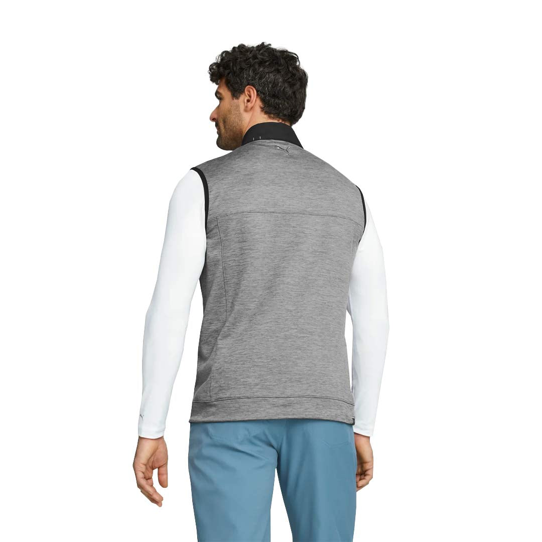 トップス Game Vest - Blend spun Puma - Men's Cloudspun Colorblock Vest (537465 01) – SVP Sports