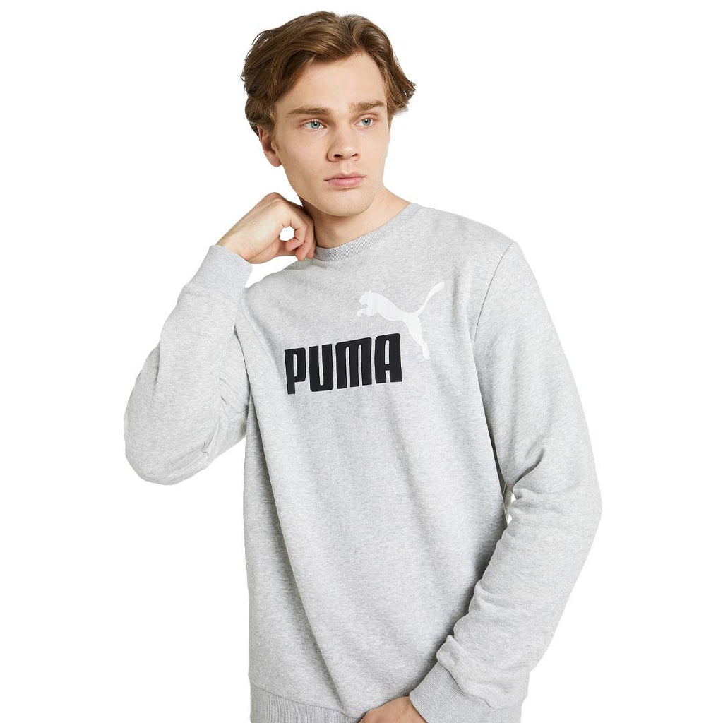 Puma - Men's Essentials 2 Tone Big Logo Crewneck (586763 04)