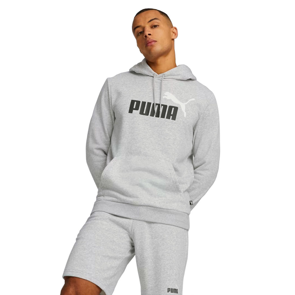 Puma - Sweat à capuche Essentials 2 tons avec grand logo pour homme (586765 04) 