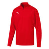 Puma - Haut d'entraînement Liga 1/4 zip pour homme (655606 01)
