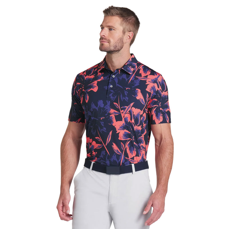 Puma - Men's MATTR Broken Flower Golf Polo (628828 01)