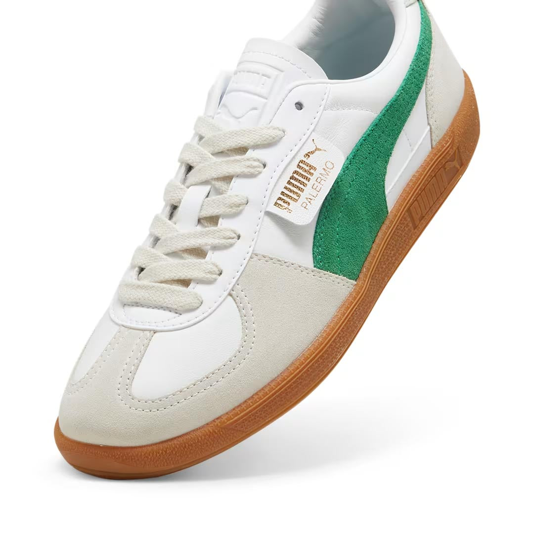 Puma Palermo Leather White Green