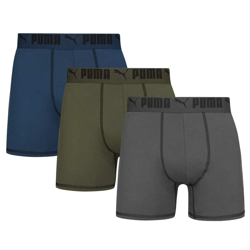 Puma - Men's Performance 3 Pack Boxer Brief (PFA25M157155 313)