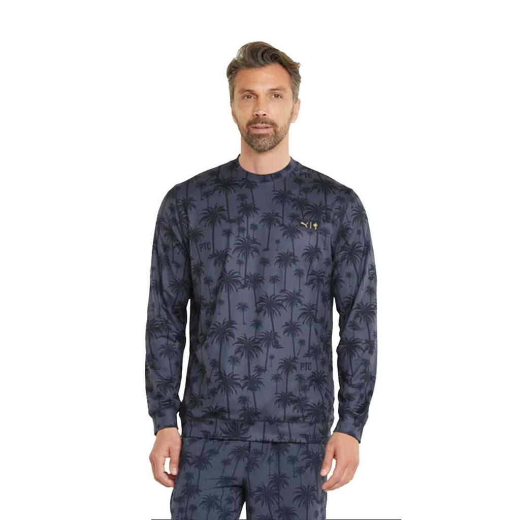Puma - Men's Puma x Palm Tree Crew Lightweight Crewneck (536876 02)
