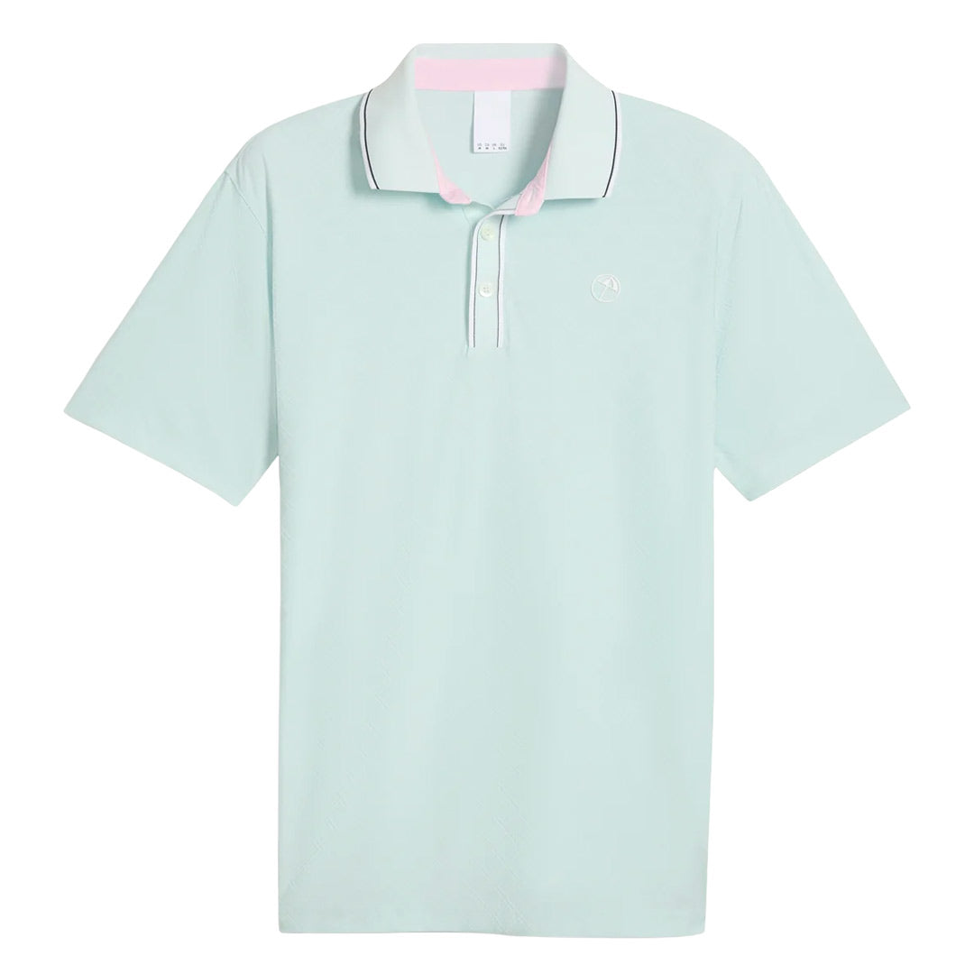 Puma - Men's Puma x Arnold Palmer Tipped Jacquard Golf Polo