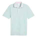 Puma - Men's Puma x Arnold Palmer Tipped Jacquard Golf Polo (630179 02)