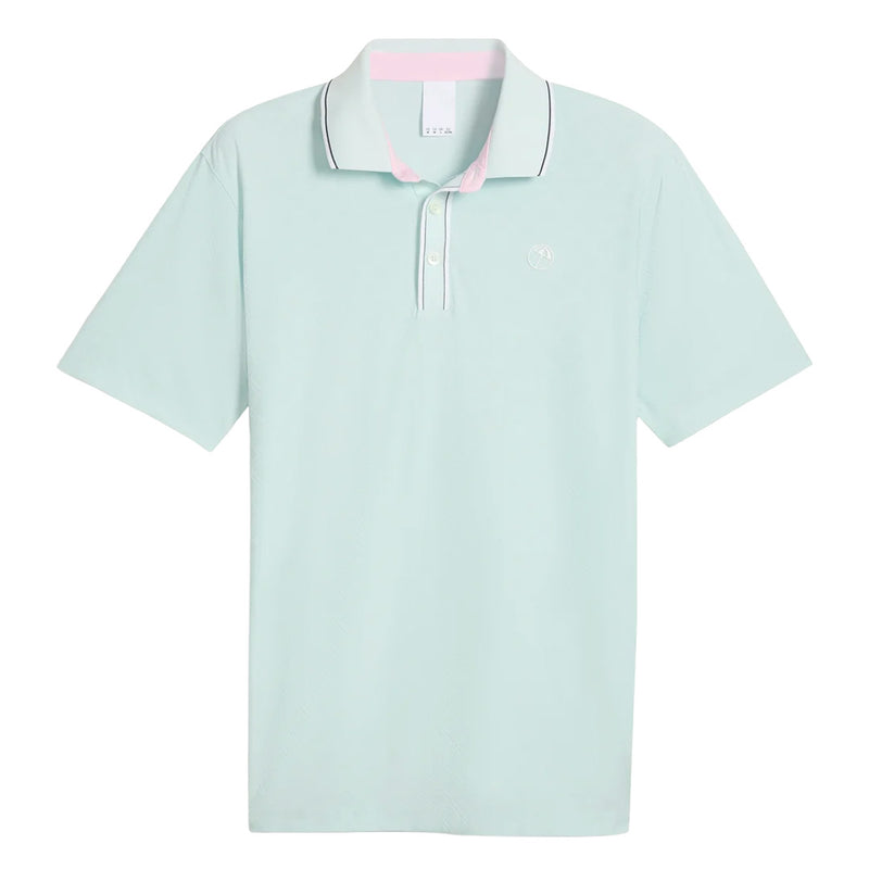 Puma - Men's Puma x Arnold Palmer Tipped Jacquard Golf Polo (630179 02)