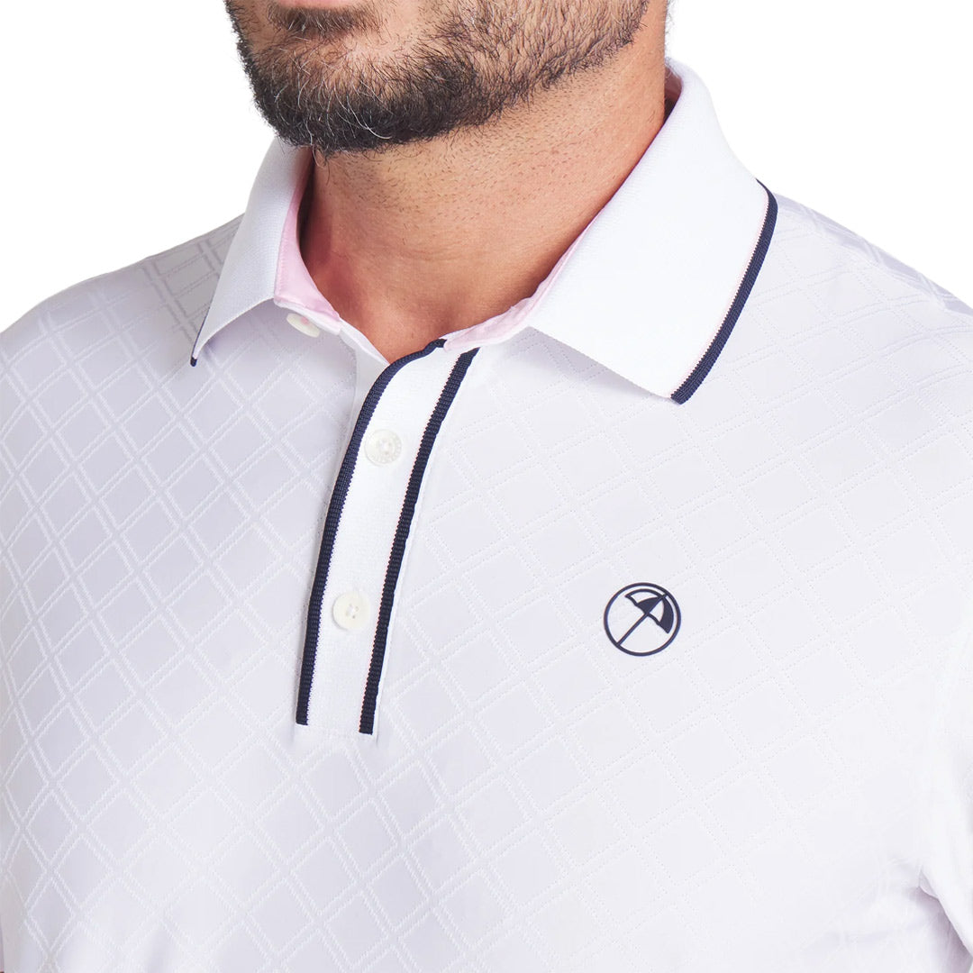 Puma - Men's Puma x Arnold Palmer Tipped Jacquard Golf Polo