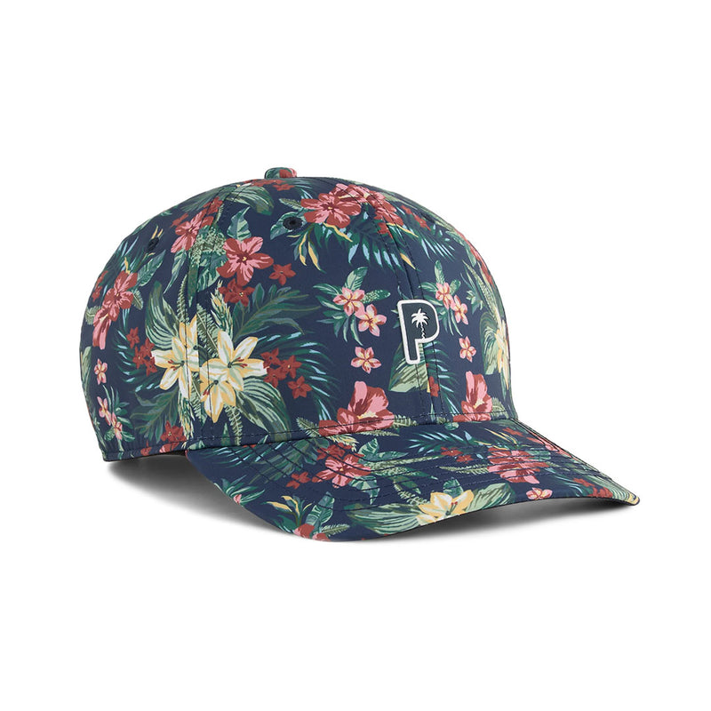 Puma - Men's Puma x Palm Tree Crew Floral Tech Golf Cap (026100 01)