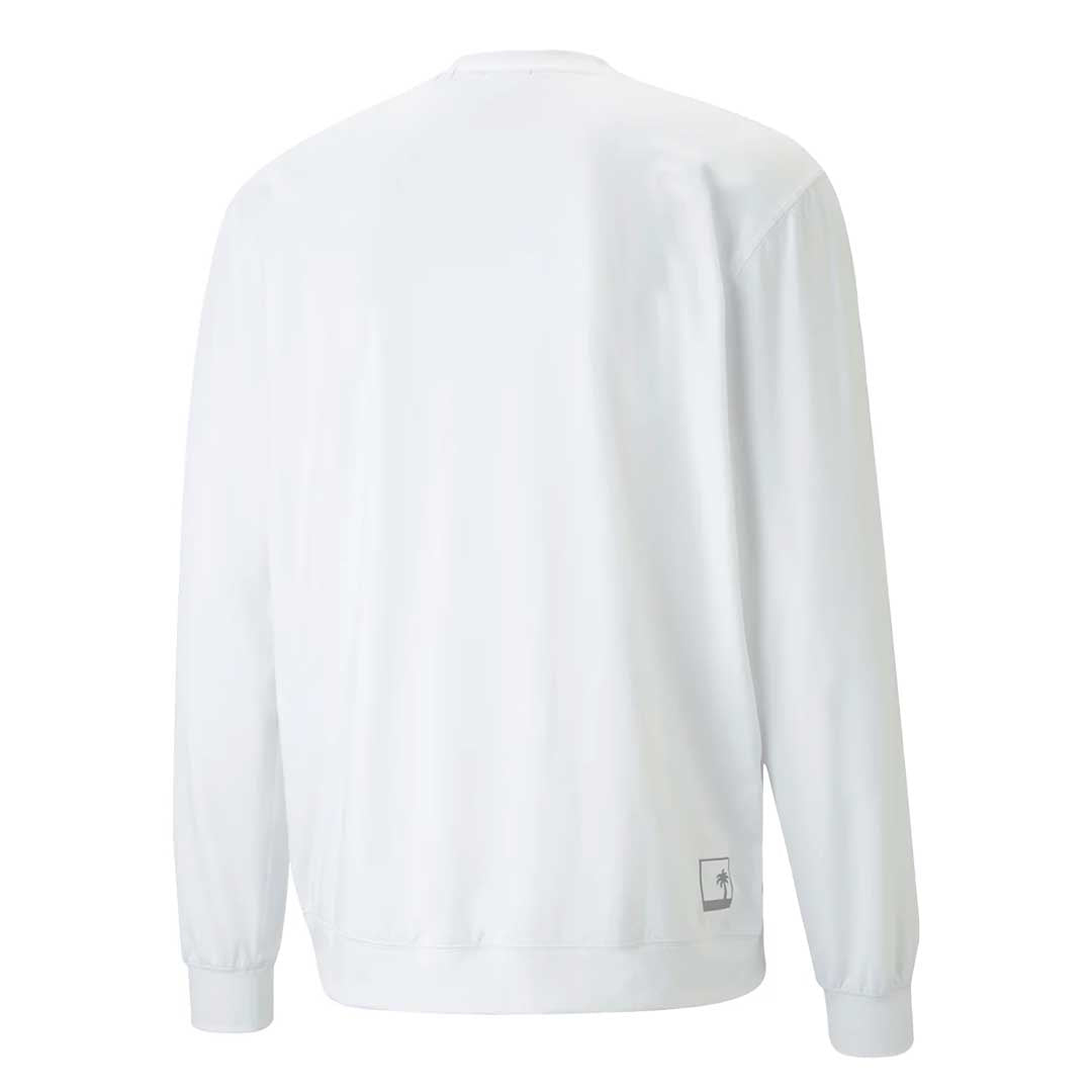 Puma - Men's Puma x Palm Tree Crew Midweight Crewneck Golf