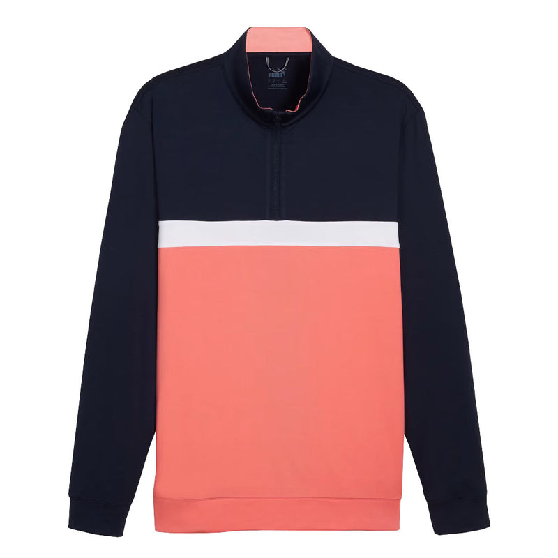 Puma - Men's Pure Colourblock Golf 1/4 Zip Pullover (625887 06)