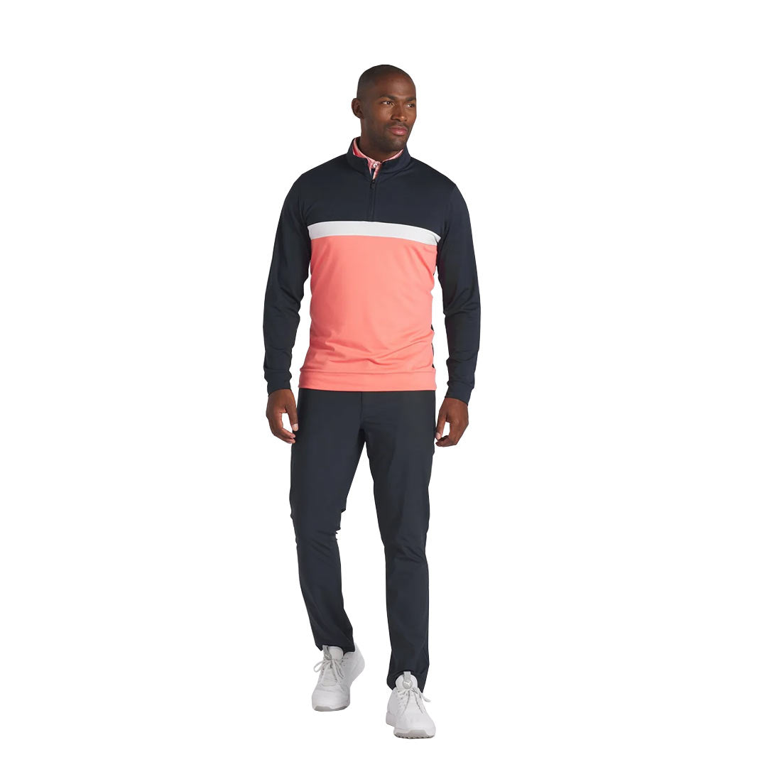 Mận Puma - Men's Pure Colourblock Golf 1/4 Zip Pullover (625887 06