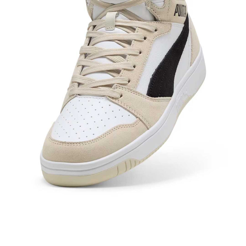 Puma - Men's Rebound V6 Suede Mid Top Shoes (400713 02)
