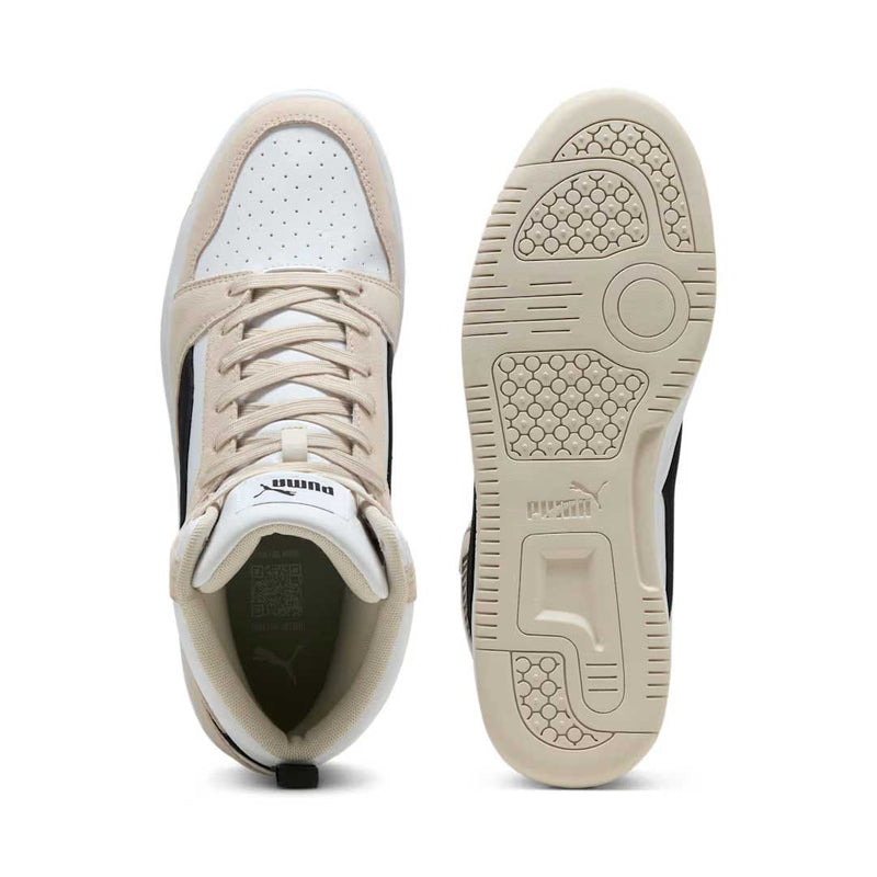 Puma - Men's Rebound V6 Suede Mid Top Shoes (400713 02)