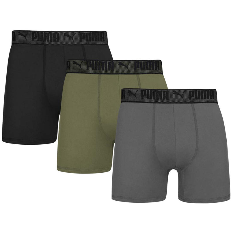 Puma - Men's Training Fit 3 Pack Boxer Brief (PFA25M1511428 310)