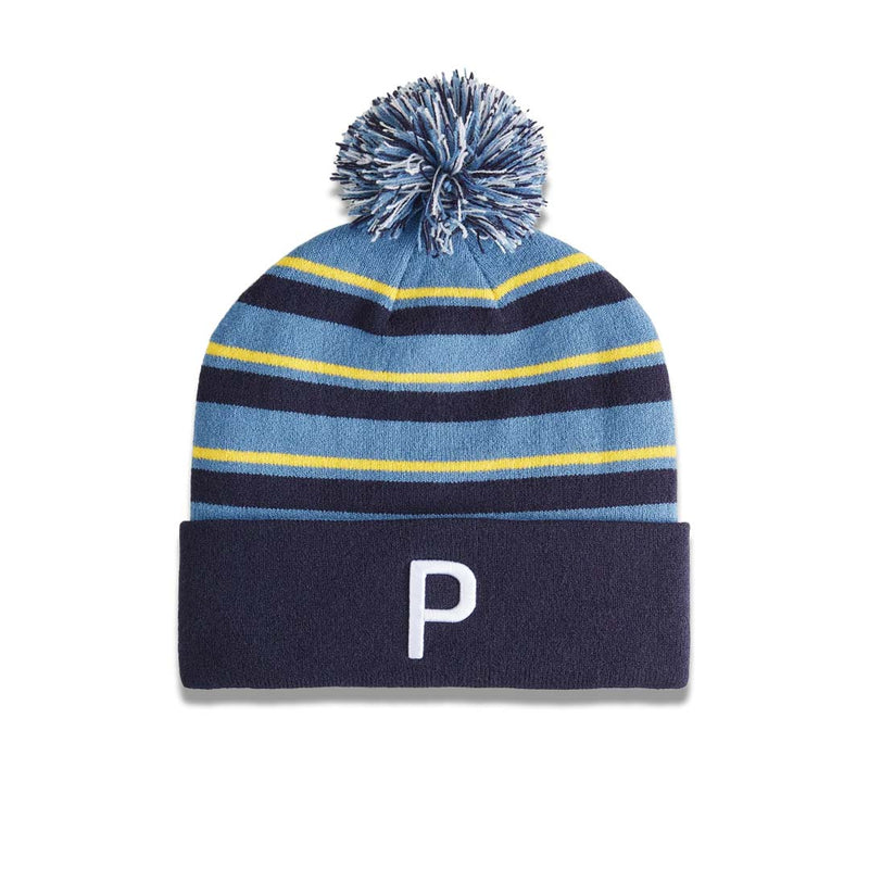 Puma - Men's WRMLBL Stripe Pom Beanie (024809 06)