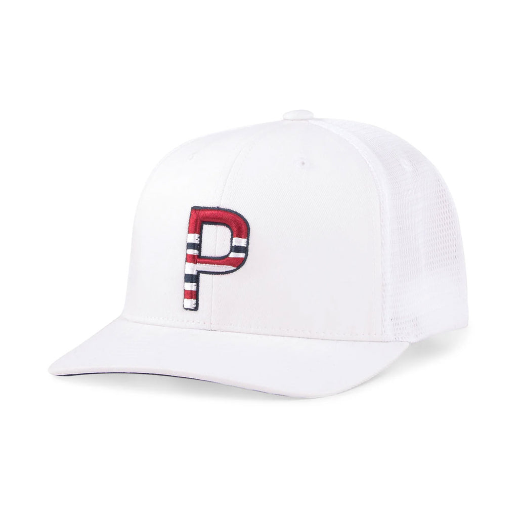 Puma - Casquette de golf Sundown Trucker P Snapback (023738 02)