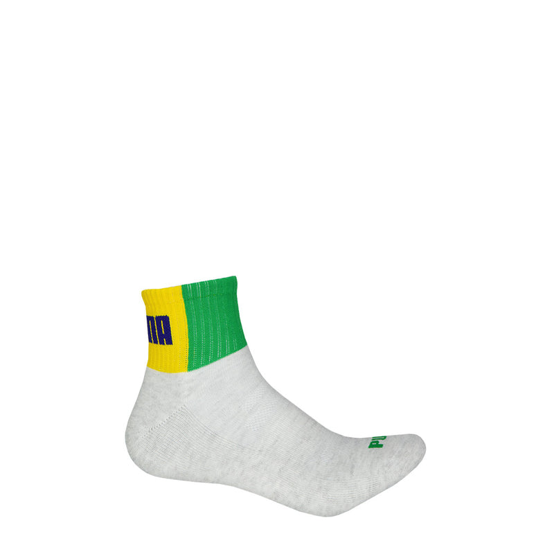 Puma - Unisex Brazil 6 Pack 1/4 Crew Socks (P602683 314)