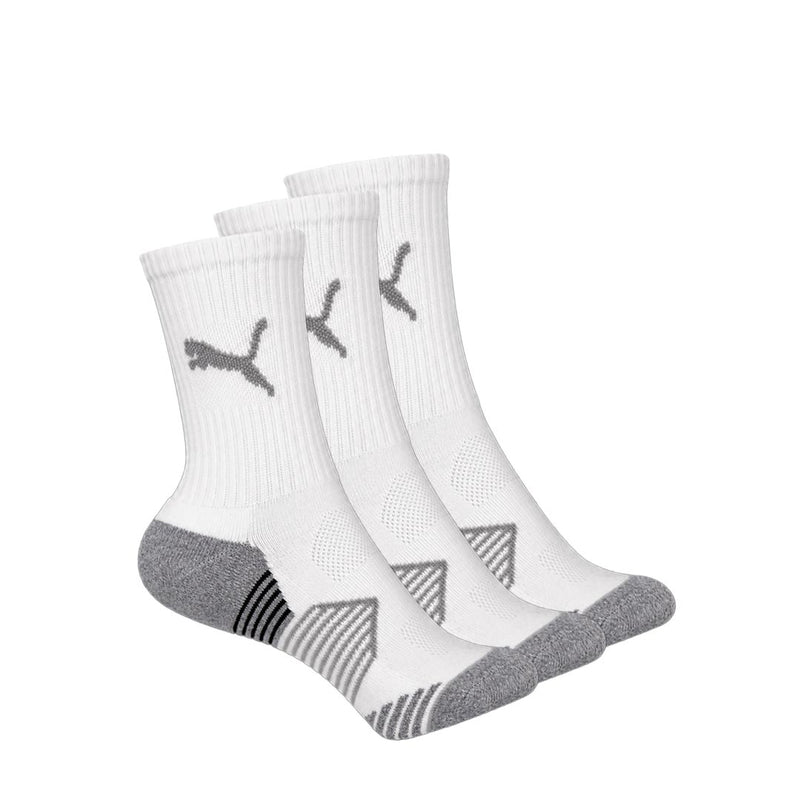 Puma - Unisex Essential Crew Cut 3 Pack Golf Socks (858563 01)