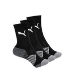 Puma - Unisex Essential Crew Cut 3 Pack Golf Socks (858563 02)